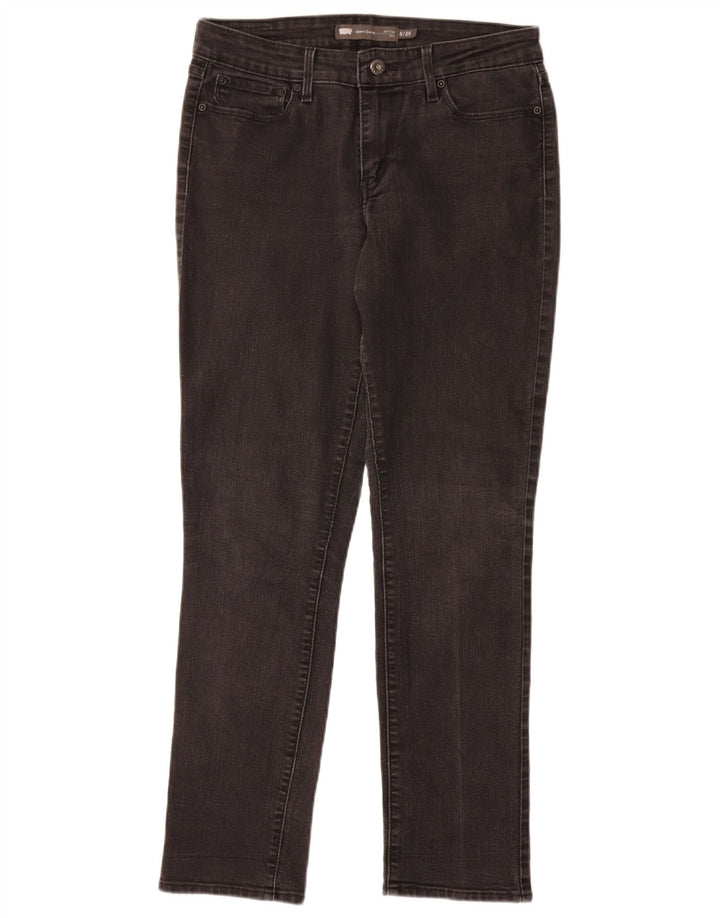 Levi's Jeans ajustados Demi Curve de talle medio para mujer US 8 Medium W29 L32 Gris