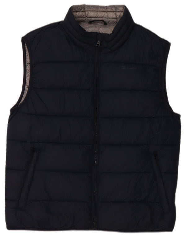 Champion Chaleco acolchado para hombre UK 38 Medium Azul marino
