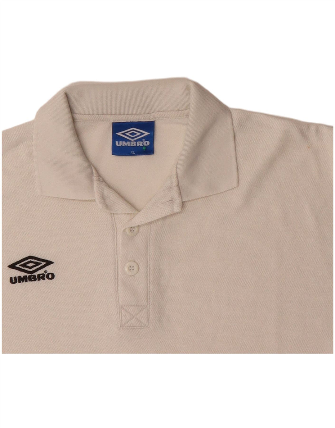UMBRO Polo Hombre XL Blanco Algodón