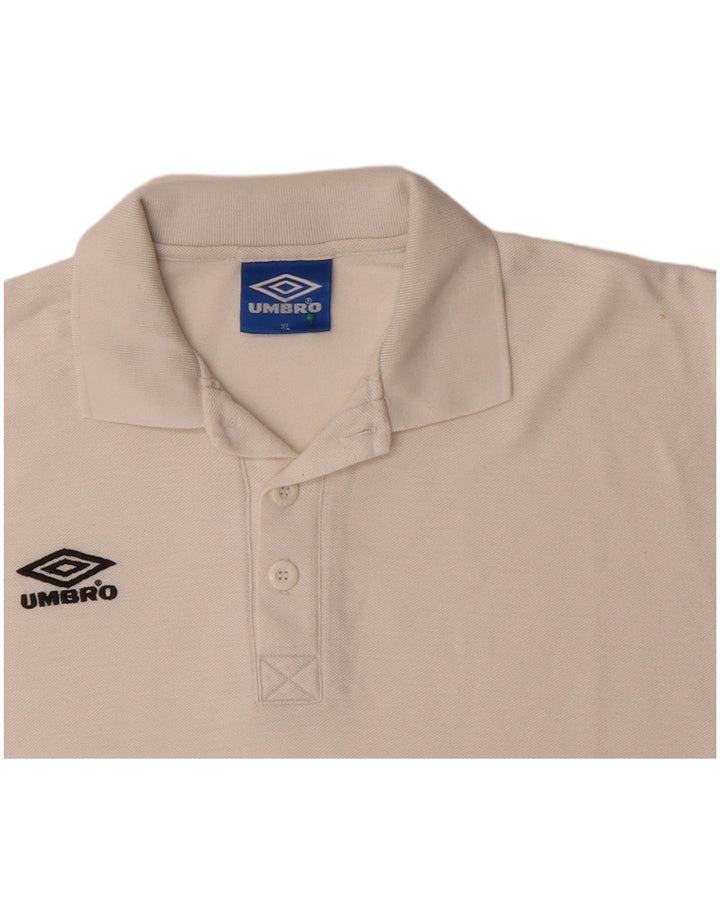 UMBRO Polo Hombre XL Blanco Algodón