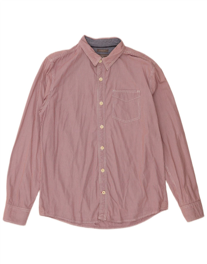 Camisa de corte clásico para hombre de Fat Face de algodón a rayas diplomáticas en color rojo medio