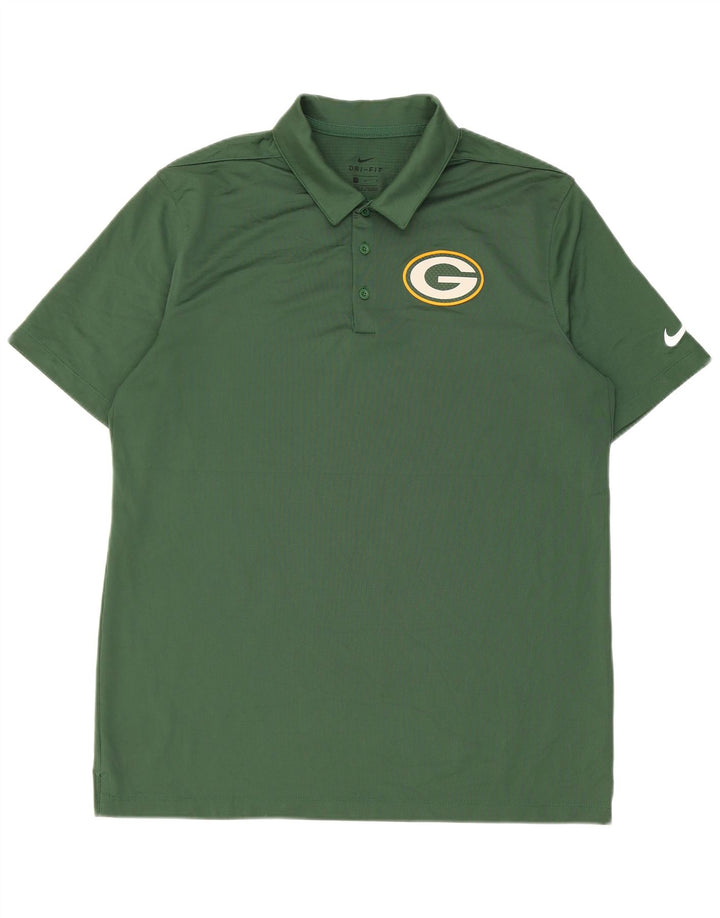 Nike Polo Green Bay Packers para hombre, poliéster grande