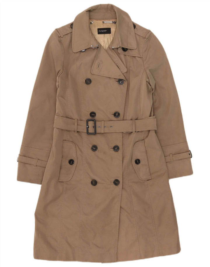 Marks & Spencer Gabardina Autograph para mujer Reino Unido 44 Grande Beige