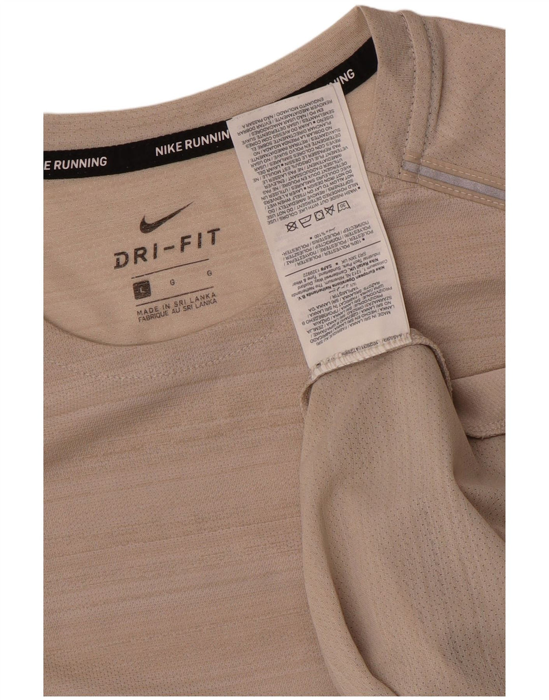Camiseta Nike Dri Fit para hombre Top grande de poliéster con rayas rosadas