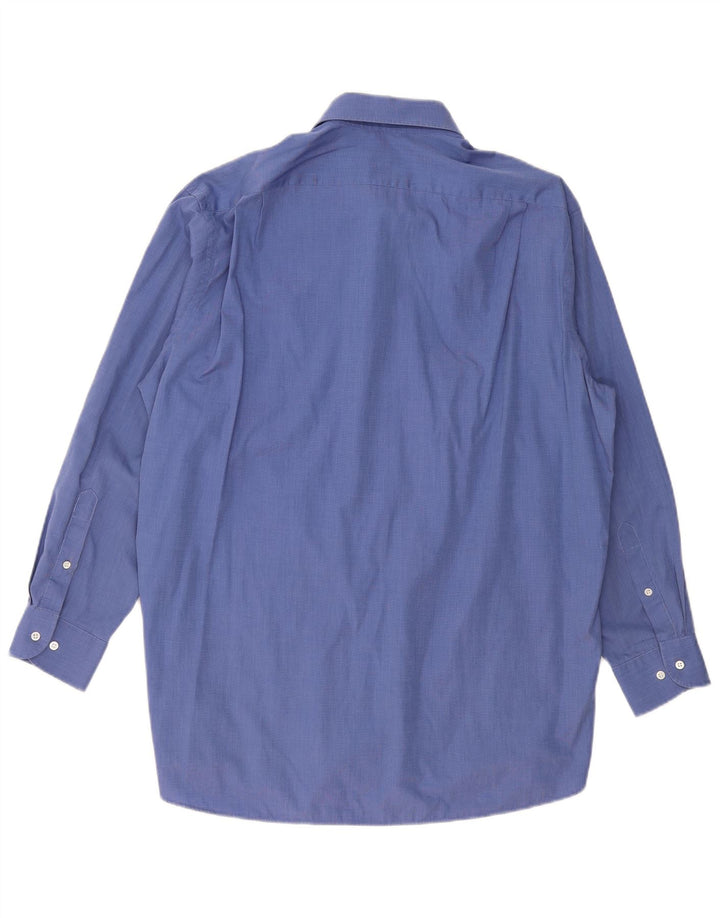 Camisa Hugo Boss Hombre Talla 43 17 XL Azul Algodón