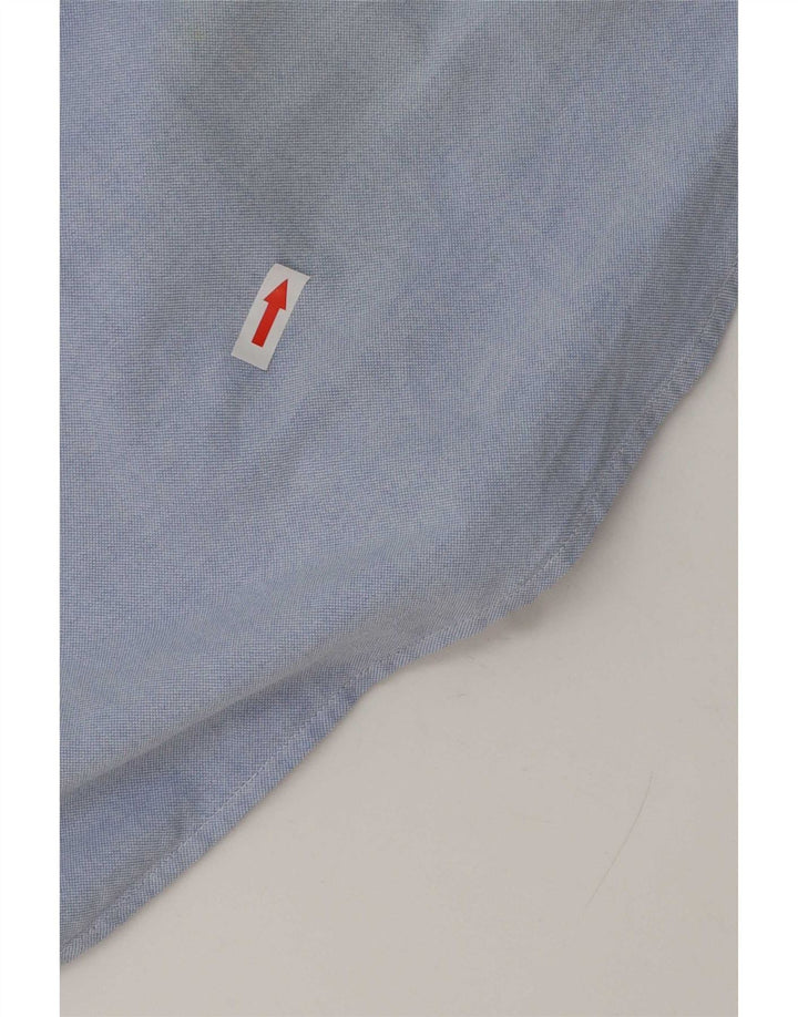 Henry Cottons Camisa para hombre Talla 42 Algodón azul grande