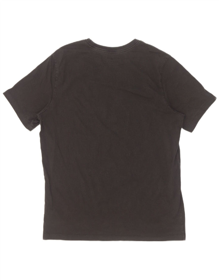 Nike - Camiseta gráfica para hombre, talla grande, algodón negro