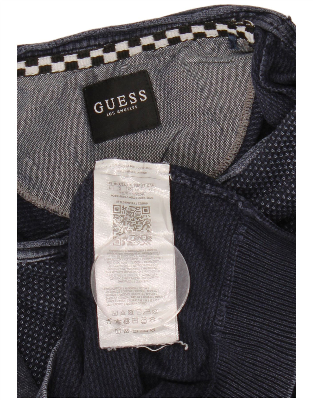 Guess Sudadera para Hombre Jumper UK 40 Medium Azul Marino Algodón
