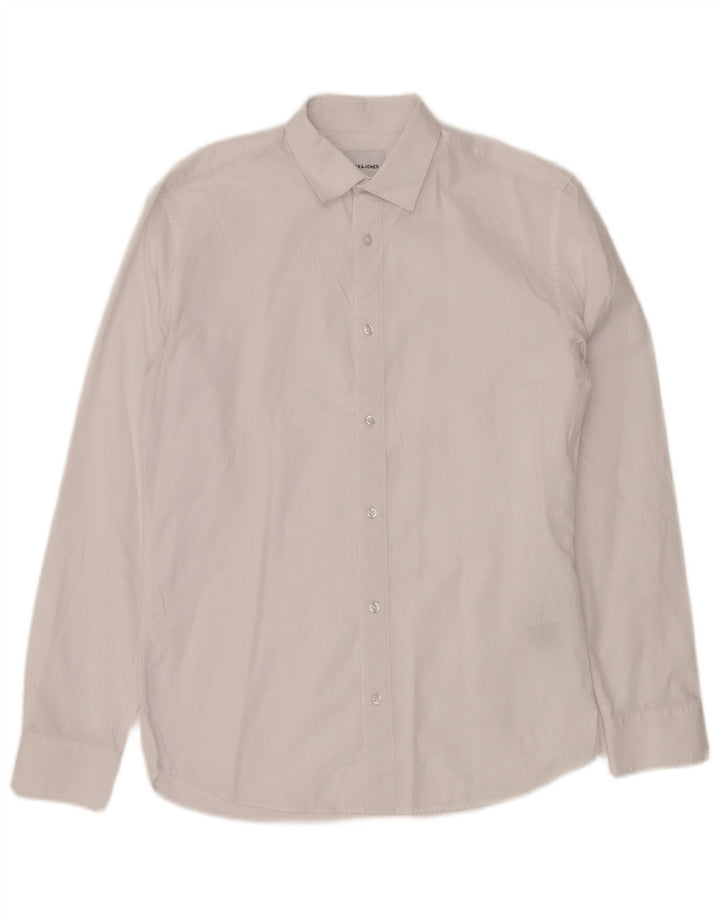 JACK & JONES Camisa Hombre Small Blanco Algodón