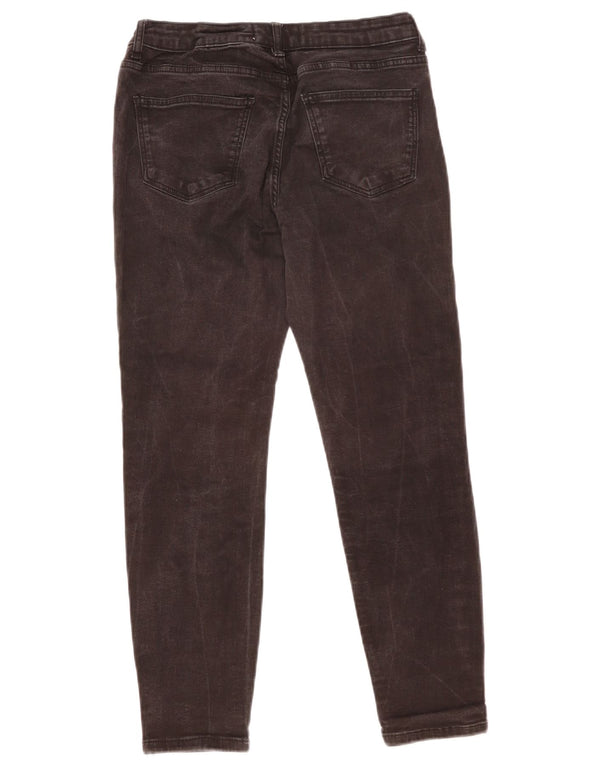 Zara Mujer Vaqueros Slim EU 40 Medium W30 L25 Negro