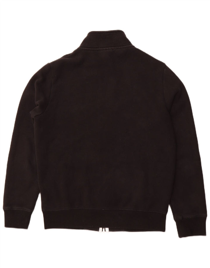 SUPERDRY Chaqueta de chándal para hombre, talla grande, algodón negro