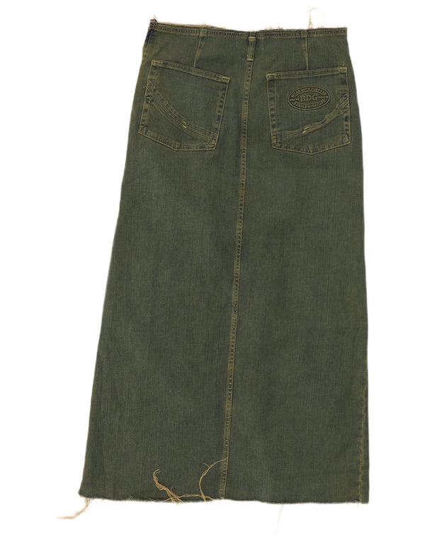 Urban Outfitters Mujer Maxi Falda Vaquera Pequeña W32 Algodón Azul