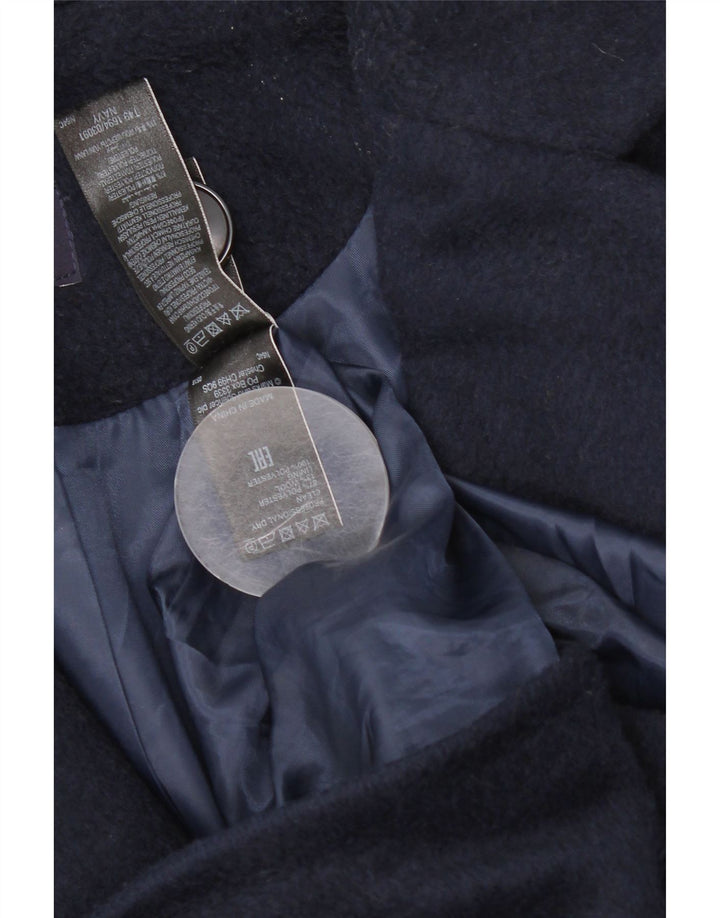 Marks & Spencer Abrigo extragrande para mujer UK 10 Small Poliéster azul marino