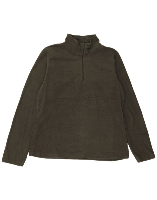 Jersey de forro polar con cremallera y cuello para mujer de Mountain Warehouse UK 46 Large Khaki