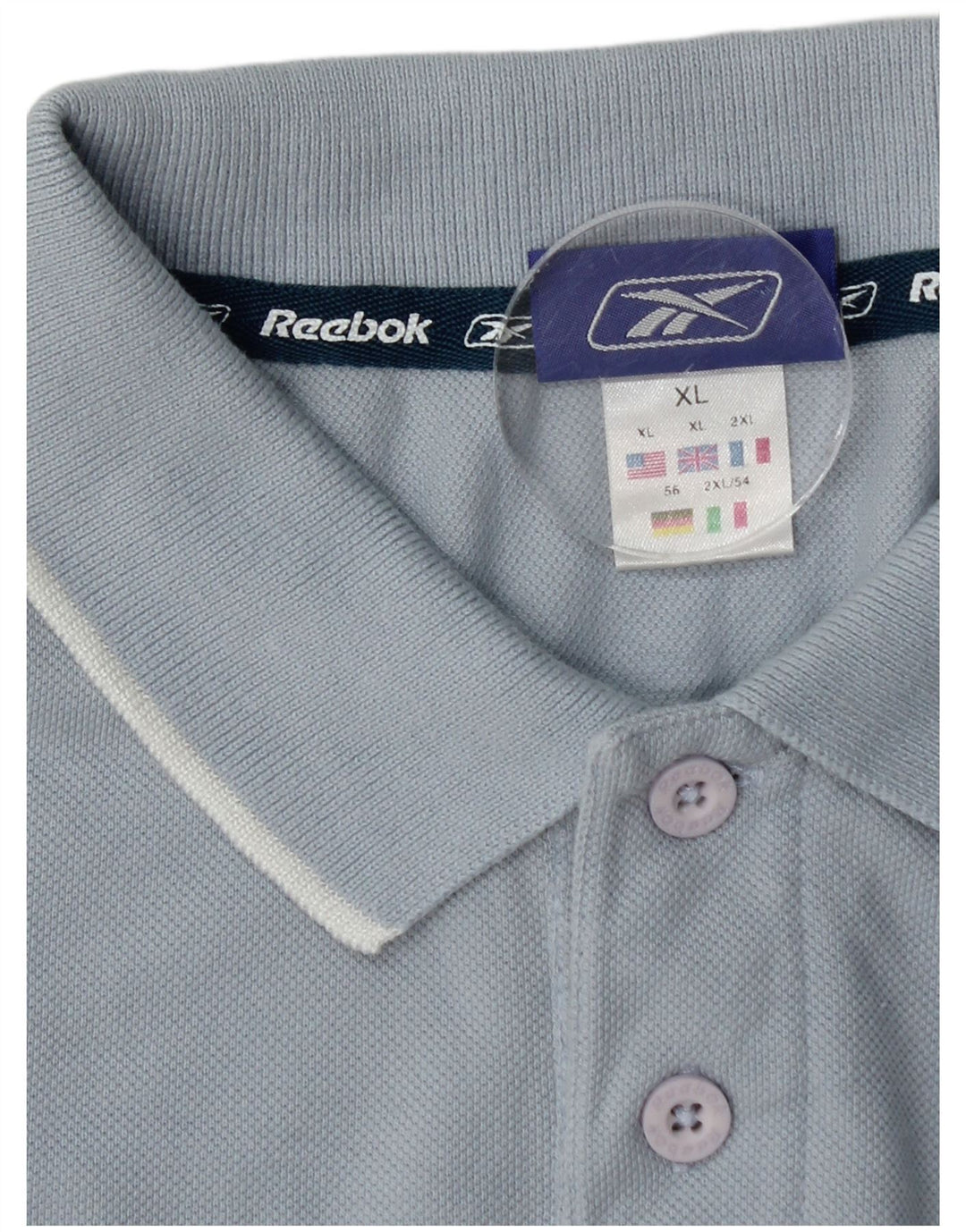 REEBOK Polo Hombre XL Algodón Azul