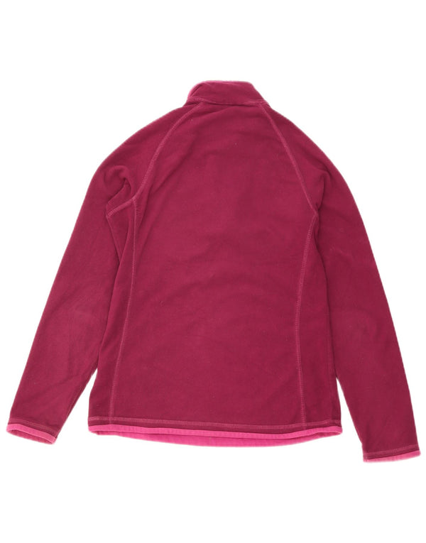 Jersey de forro polar con cuello y cremallera para mujer Mountain Warehouse UK 8 Small Poliéster rosa
