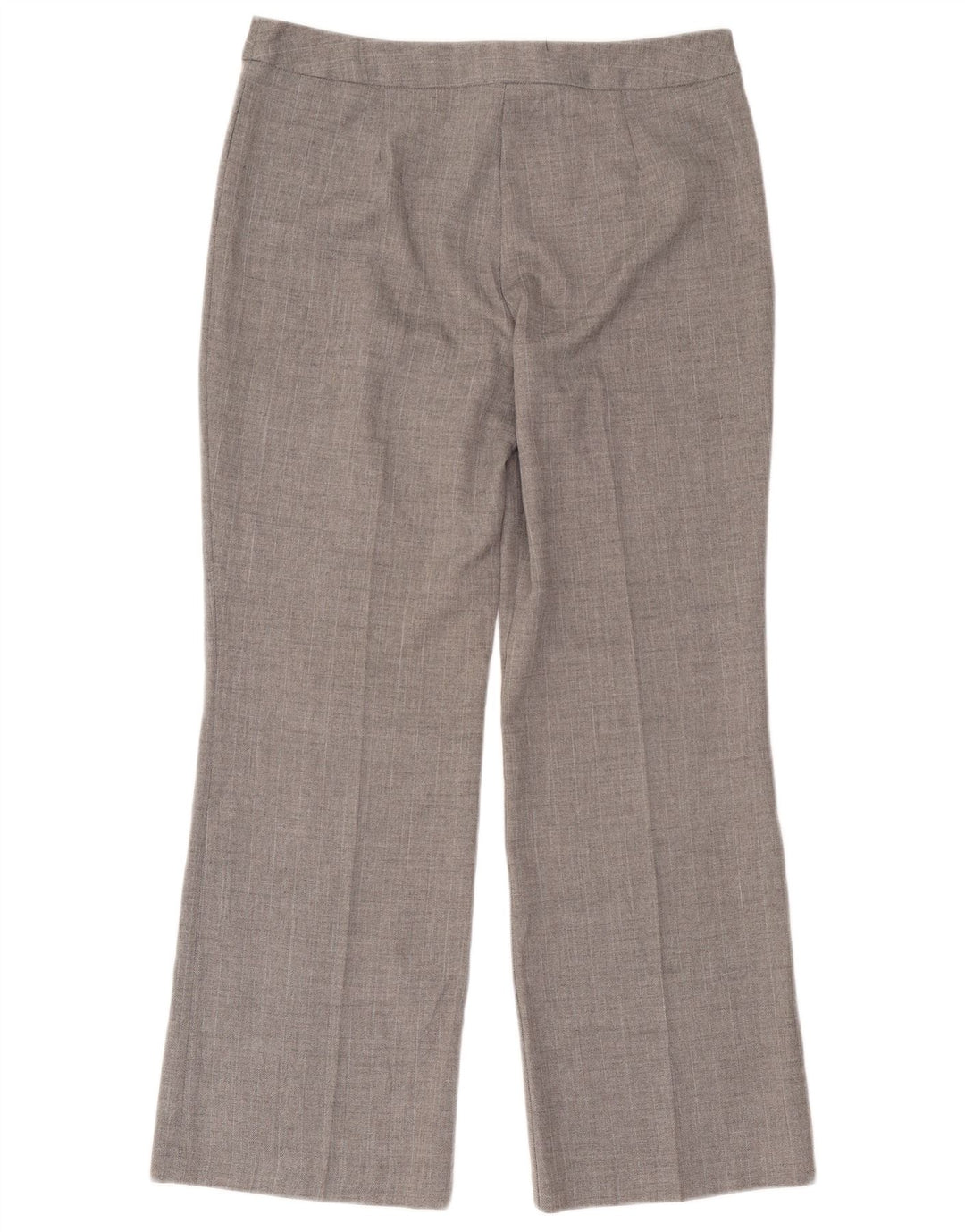 Marks & Spencer Pantalones de traje para mujer UK 44 Medium W32 L28 Grey Herringbone