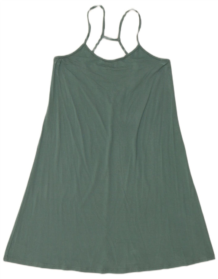 BENETTON Top Halter para Mujer UK 8 Small Verde