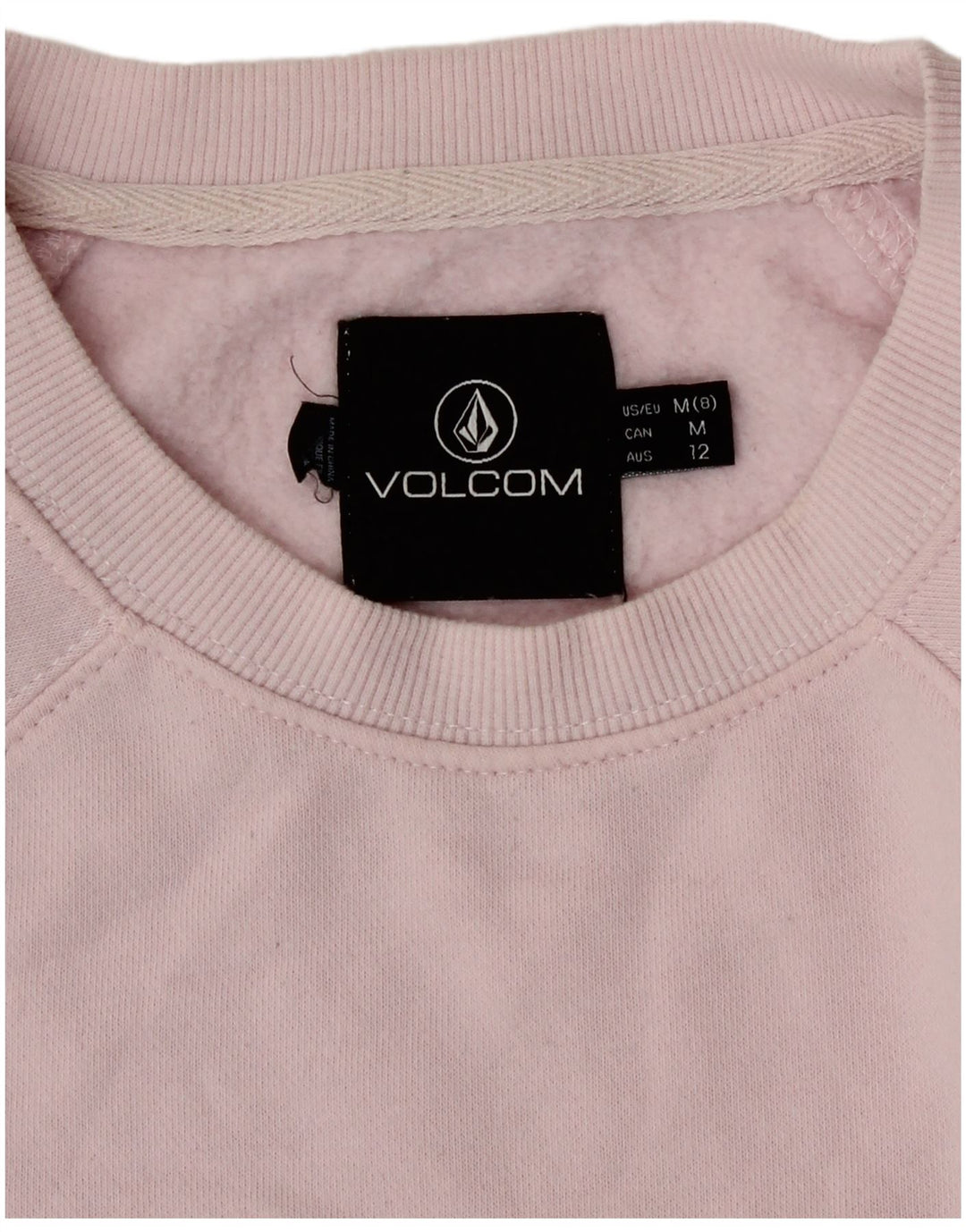 Volcom Sudadera gráfica para mujer Jumper US 8 Mediano Rosa Algodón
