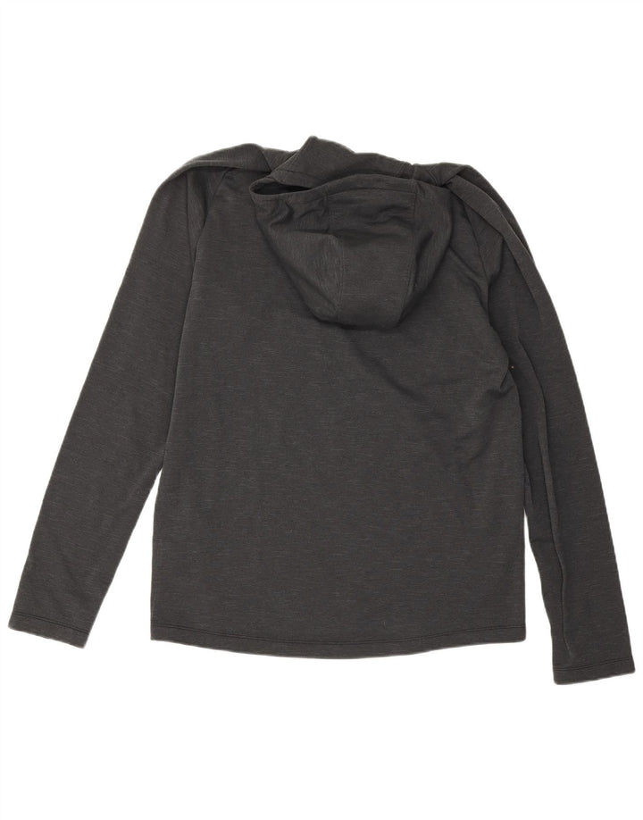 Nike Dri Fit Sudadera con capucha para hombre, talla mediana, poliéster negro