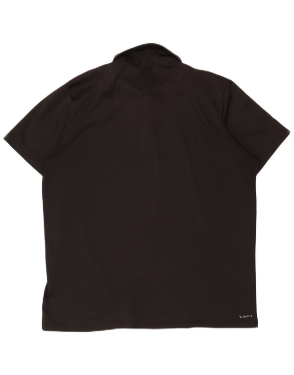 Adidas Hombre Climalite Polo XL Negro Poliéster