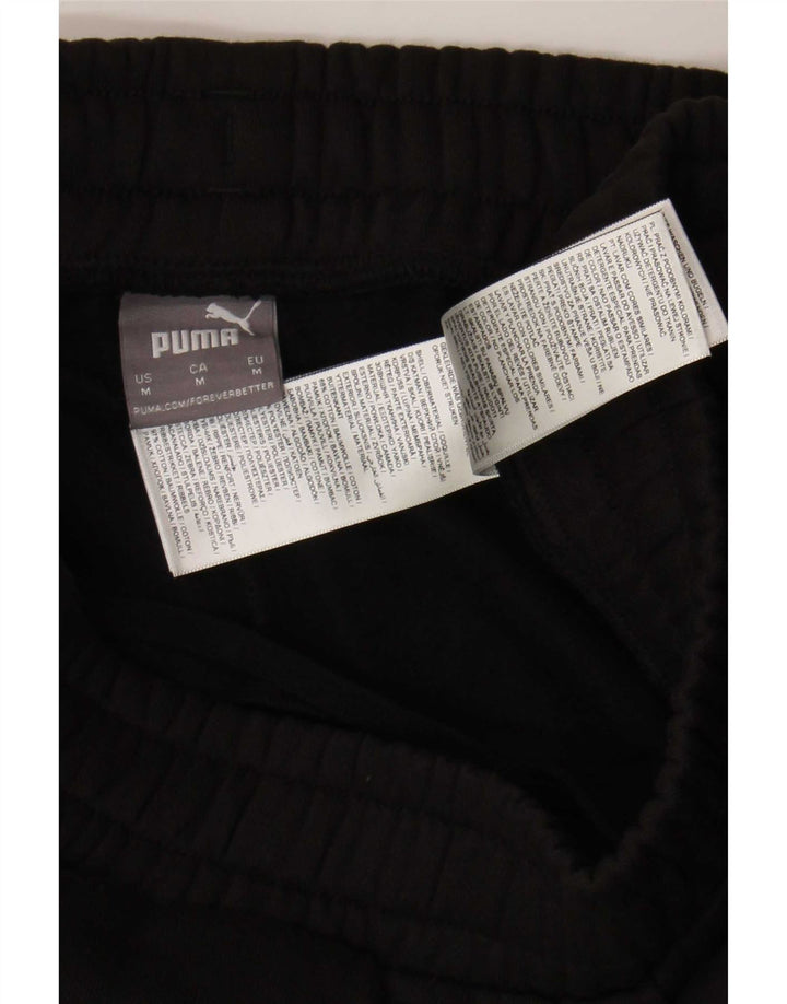 Puma Pantalones De Chándal Gráficos Joggers De Algodón Negro Mediano Hombre
