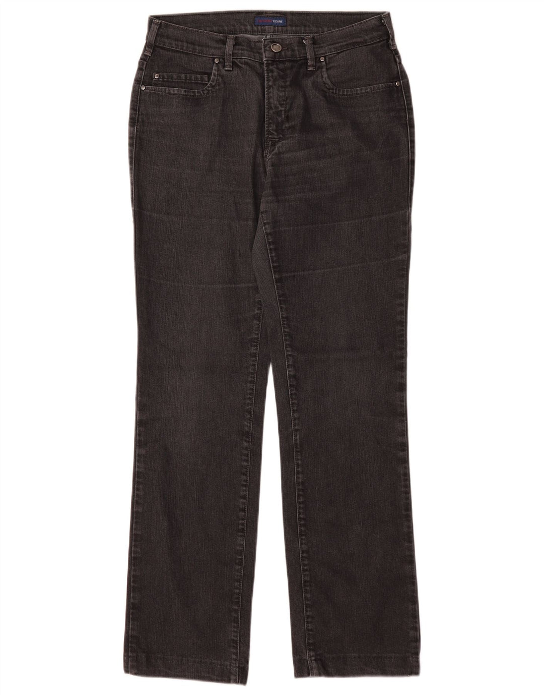 Vaqueros Trussardi Mujer Rectos W28 L28 Negro Algodón