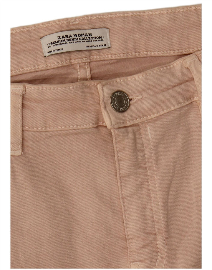 Zara Vaqueros Pitillo Mujer EU 40 Mediano W30 L27 Rosa
