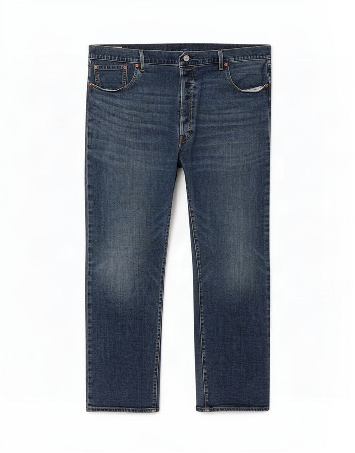 Levi's Hombre 501 Vaqueros Rectos W46 L29 Algodón Azul