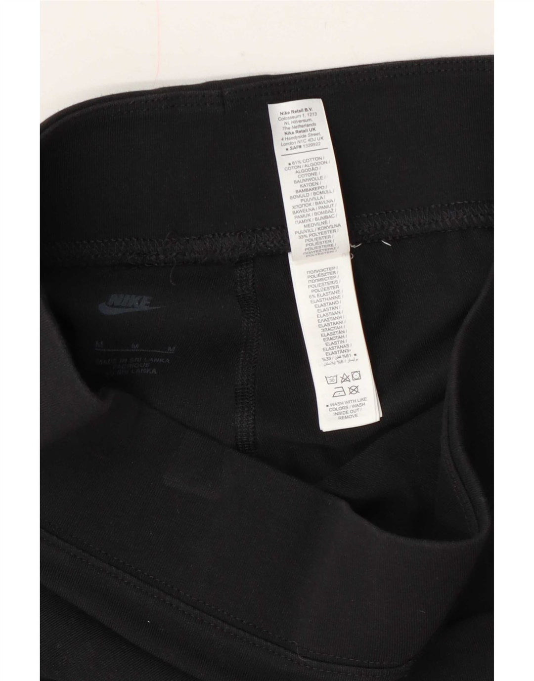 Nike Pantalones cortos deportivos para mujer UK 44 Algodón gris medio