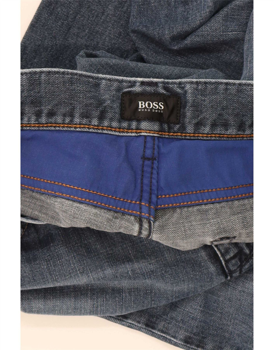 Vaqueros Hugo Boss Hombre Rectos W36 L31 Azul Marino