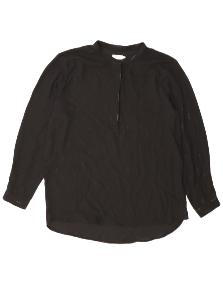 Dack's Blusa de manga larga para mujer UK 46 Large Black Stripes