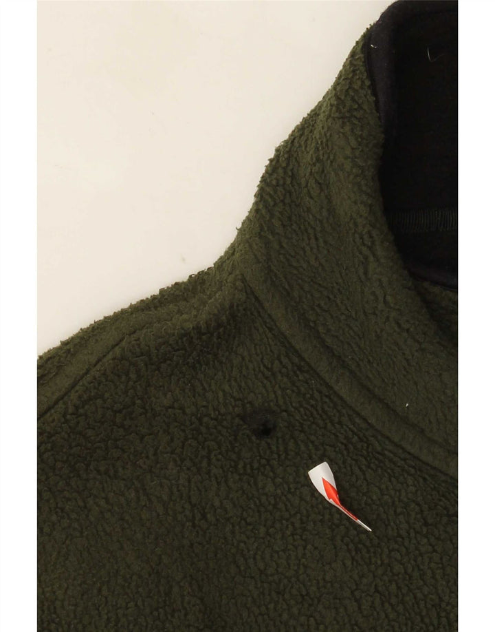 Timberland Chaqueta polar para hombre Reino Unido 40 Poliéster verde grande