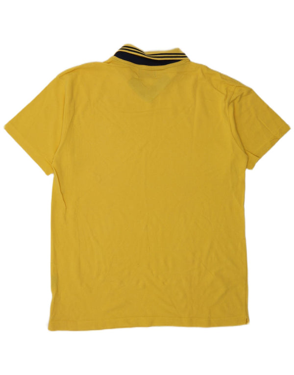 Kappa Mens Polo Shirt XL Yellow Cotton