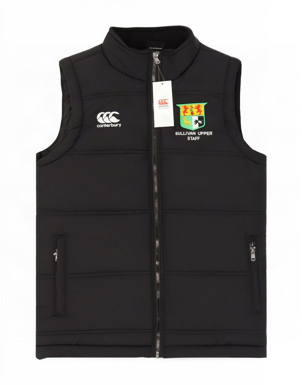 Canterbury Chaleco acolchado con gráfico de hockey para niños 13-14 años Poliéster negro
