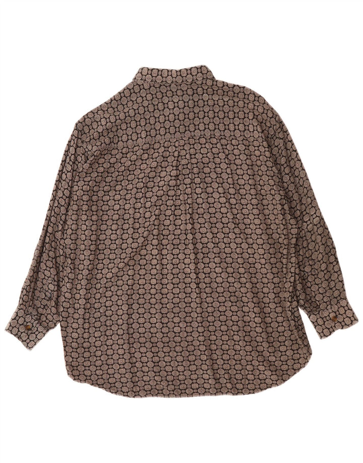 médico de cabecera. BELLINI & COMPANY Camisa Hombre Mediana Viscosa Geométrica Negra