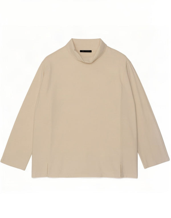 Marks & Spencer Top para mujer de manga larga UK 44 Grande Algodón blanco