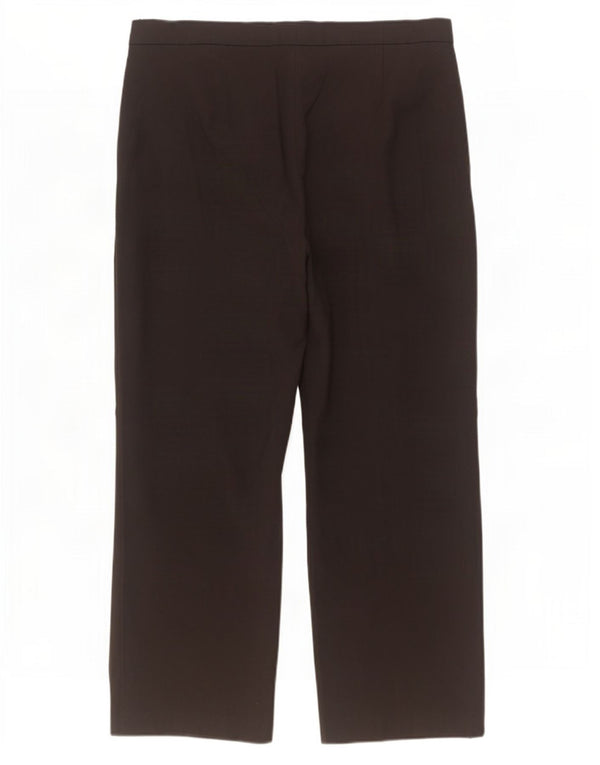 Marks & Spencer Pantalones Casuales Rectos para Mujer UK 18 XL W40 L29 Negro