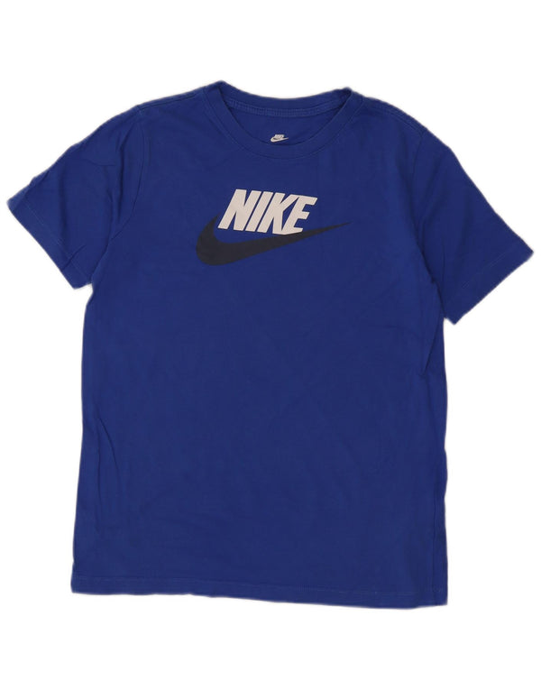 Nike Camiseta gráfica para niños 13-14 años XL Azul Algodón