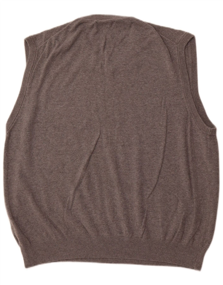 CHAPS Chaleco para hombre Camiseta sin mangas 2XL Algodón gris