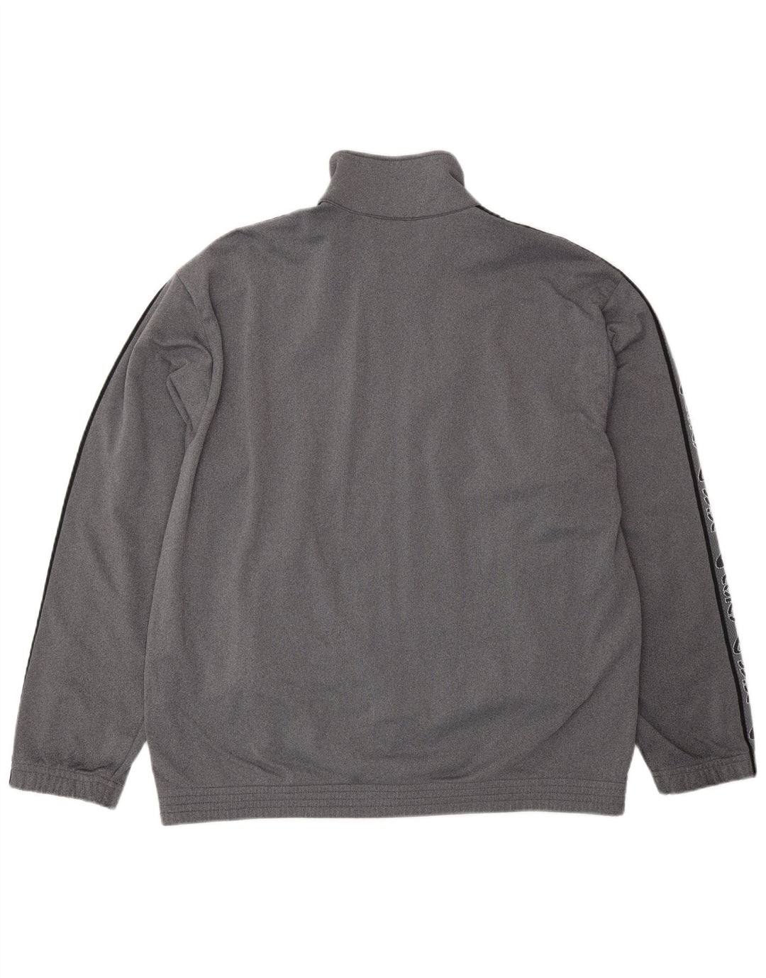 Asics Hombre Graphic Chándal Top Chaqueta Gris Medio