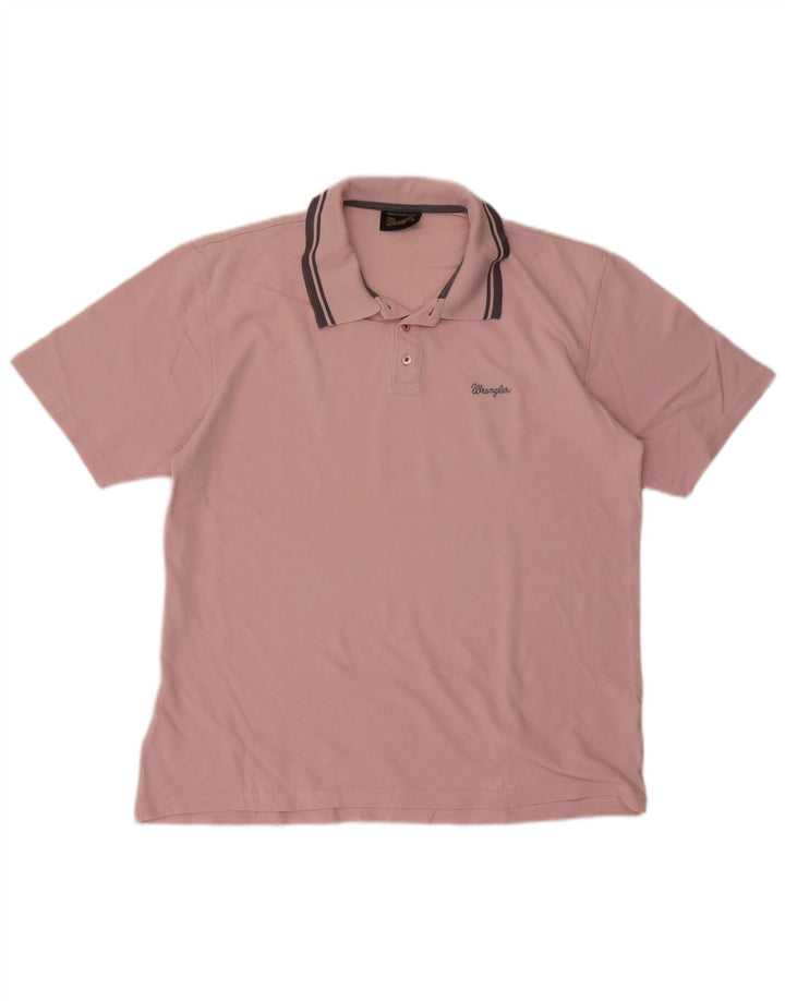 Polo Wrangler Hombre XL Algodón Rosa