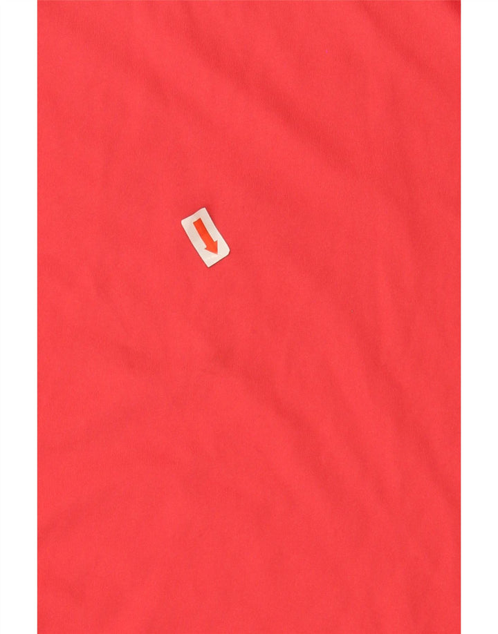 NIKE Womens Dri Fit Vest Top UK 12 Medium Red Polyester Vintage Nike and Second-Hand Nike from Messina Hembry 