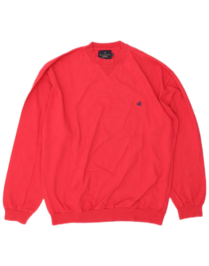 Brooksfield - Sudadera para hombre, color rojo
