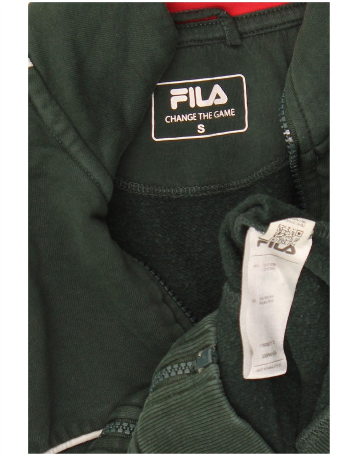Fila Hombre Chándal Top Chaqueta Pequeña Algodón A Rayas Caqui