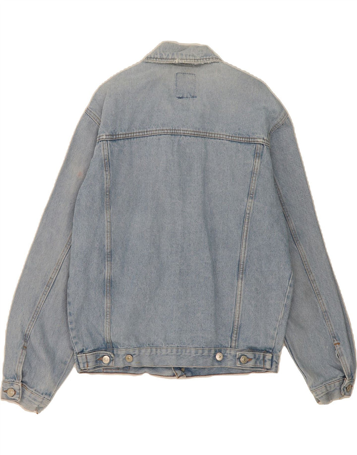 VINTAGE Mens Denim Jacket UK 38 Medium Blue Cotton Vintage Vintage and Second-Hand Vintage from Messina Hembry 