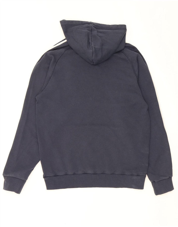 ADIDAS Hombre Sudadera con capucha Jumper Medium Azul Marino Algodón