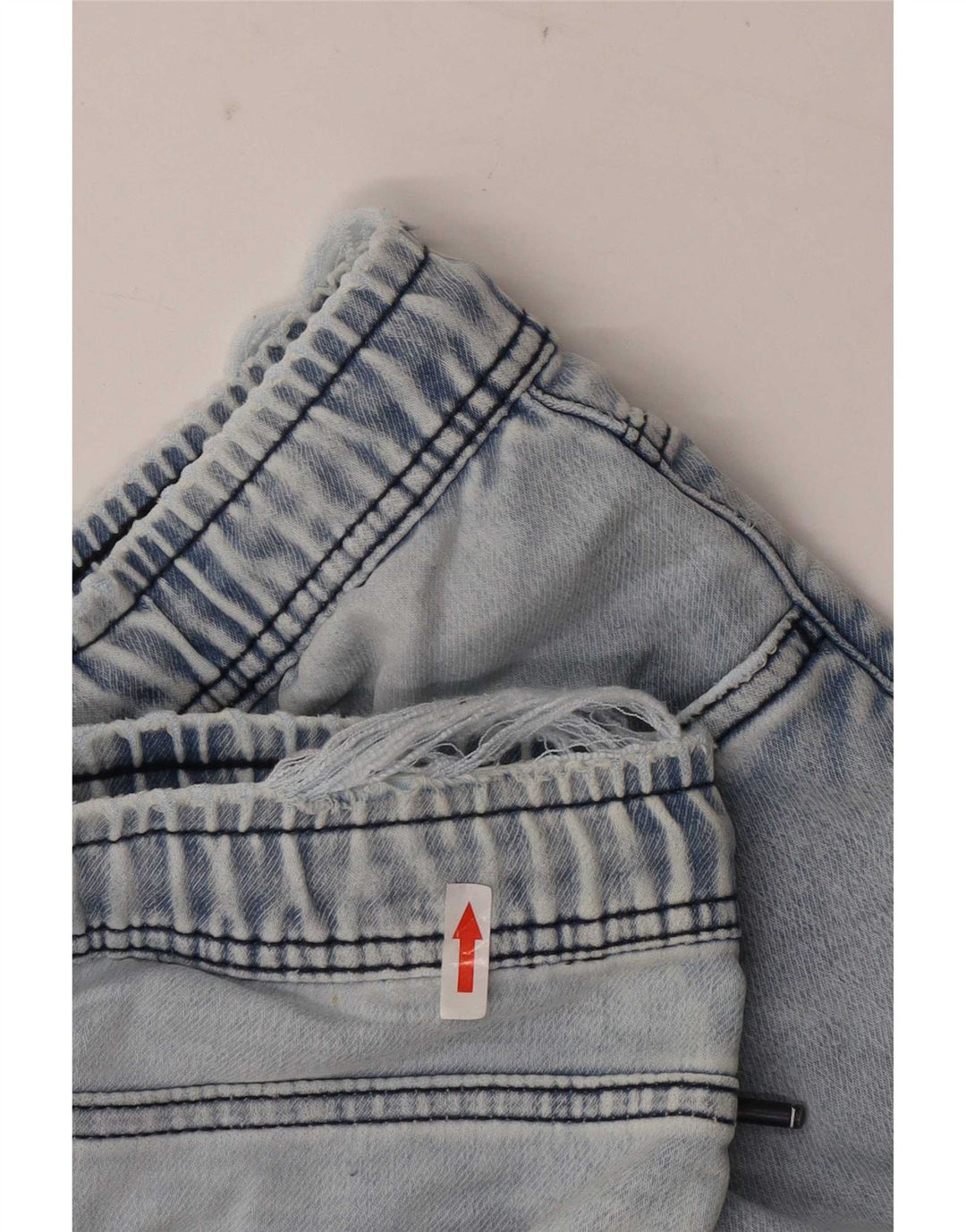 Zara Mujer Pantalones Cortos De Mezclilla Grande W32 Azul