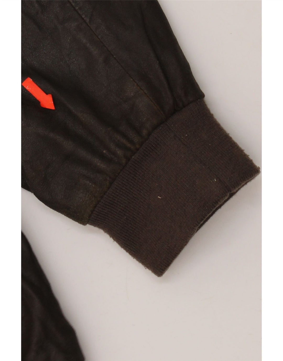 Gimo's Chaqueta Bomber de Cuero para Hombre UK 38 Cuero Marrón Medio