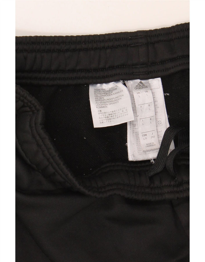 ADIDAS Mens Tracksuit Trousers Large  Black Polyester Vintage Adidas and Second-Hand Adidas from Messina Hembry 
